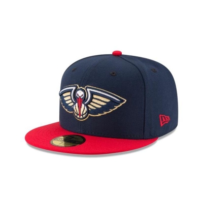 Sapca New Era New Orleans Pelicans NBA 2Tone 59FIFTY Fitted - Albastri